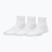Șosete pentru femei Under Armour Vanish 3 Pack white/white/halo gray