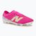 Încălțăminte de fotbal pentru copii New Balance Furon Team V8 FG pink heat/sea salt/gold metallic
