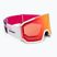 Ochelari de schi Salomon S/View 3 white/ml mid red