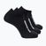 Șosete Salomon Everyday Lite Low 3 perechi black/black/black