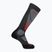 Șosete de schi Salomon S/Pro Anthracite/Medium Grey/Fiery Red