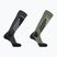 Șosete de schi Salomon S/Access 2-Pack anthracite/deep lichen green