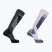 Șosete de schi Salomon S/Access 2-Pack anthracite/sweet lavender
