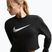 Bluză de antrenament pentru femei Nike Pro Dri-Fit Crew Neck black/metallic silver/white