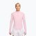 Bluză cu mânecă lungă de alergare pentru femei Nike Tempo Swoosh Run Dri-Fit 1/4-Zip pink foam/white