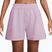 Pantaloni scurți de antrenament pentru femei Nike 24.7 ImpossiblySoft bleached lilac/platinum violet