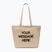 Geantă Nike Heritage "Your Message Here" Tote 22 l oatmeal/safety orange/safety orange
