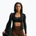 Colanți pentru femei Nike One High Waisted Flared cacao wow/white