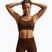 Pantaloni scurți pentru femei Nike Pro Seamless High-Waisted Biker 5" cacao wow