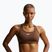 Sutien de antrenament pentru femei Nike Swoosh Medium Support cacao wow/white