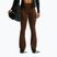 Colanți pentru femei Nike One High Waisted Flared cacao wow/white