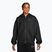Bluză pentru femei Nike Studio Fleece Medium Weight Oversized Full Zip total black/sail