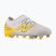Încălțăminte de fotbal pentru copii New Balance Furon Team V9 FG fresh air/satsuma orange