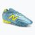 Încățăminte de fotbal New Balance Tekela Team Low V5 FG metallic blue/alkaline green/team navy