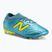 Încălțăminte de fotbal pentru copii New Balance Tekela Team V5 FG metallic blue/alkaline green