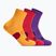 Șosete HOKA Quarter Run Sock 3-Pack egg yolk/cerise/virtual violet