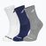Șosete Babolat 3 pary white/estate blue/grey