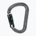 Carabinier de escaladă Petzl William Ball-Lock grafit