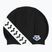Șapcă de înot Arena Icons Team Stripe negru și alb 001463