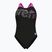 Costum de baie întreg pentru femei arena Flowing V Back black/shocking pink