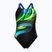 Costum de baie întreg pentru femei arena Bloom Swim Pro Back Lb multi black/black/blue china