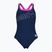 Costum de baie întreg pentru femei arena Logo Swim Pro navy/shocking pink
