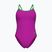 Costum de baie întreg pentru femei Arena Lace Back Solid very fuchsia/team green