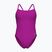 Costum de baie întreg pentru femei Arena Team Swimsuit Challenge Solid very fuchsia/team green