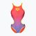 Costum de baie întreg pentru femei arena One Shaded Print Tech One Back bright coral royal multi/soft green