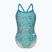 Costum de baie întreg pentru femei arena Snake Skin Challenge blue cosmo multi/blue cosmo