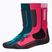 Șosete de schi pentru copii Rossignol Essential 2 pack electric fuchsia