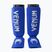 Apărătoare pentru tibii și picioare Venum Kontact Shin Guards royal blue/silver