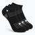 Șosete Venum Vector No-Show 3 perechi black/grey