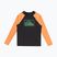 Quiksilver Everyday UPF50 negru/tangerine pentru copii cu mânecă lungă de înot pentru copii