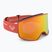 Ochelari de snowboard pentru femei ROXY Storm W coral chic/clux ml orange