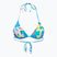 Top de costum de baie Billabong Sol Searcher Multi Triangle aqua flores