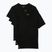 Tricou pentru bărbați Lacoste TH9007 3-bucăți black