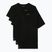Tricou pentru bărbați Lacoste TH9008 3-bucăți black