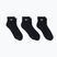 Șosete Lacoste RA9182 Ankle 3-pak black
