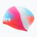 Cască de înot TYR Tiedye Long Hair Multicolor Jr pink/blue/orange