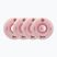 Roți pentru role FR Skates Luminous Led Quad Wheel 62mm/85A Sixies 6LED X4 flamingo