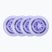 Roți pentru role FR Skates Downtown Wheel 80mm/85A X4 light purple/purple