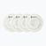 Roți pentru role Luminous Led Wheels Duo 76mm/85A X4 white/red