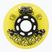 Roți pentru role FR Skates Street Invaders Wheels 80mm/84A X4 yellow/black