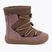 Ghete de zăpadă barefoot pentru copii Froddo Barefoot Tex Track Wool dark pink