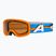Ochelari de schi pentru copii Alpina Piney 2.0 orange/blue matt