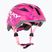 Cască de bicicletă pentru copii PUKY PH 8 Pro-S roz/floraș pentru copii