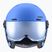 Cască de schi pentru copii  UVEX Rocket Visor Jr blue matt/mirror blue/smoke