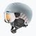 Cască de schi pentru copii  UVEX Rocket Visor Jr rhino/blush matt/mirror silver/lasergold lite