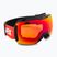 UVEX Downhill 2100 CV S2 ochelari de schi negru lucios/oglindă stacojie/colorvision portocaliu